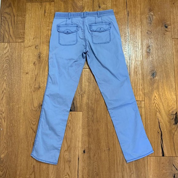 ANTHROPOLOGIE | Hei Hei Alastair Cargo Pants Blue Sz 27 - Picture 6 of 9